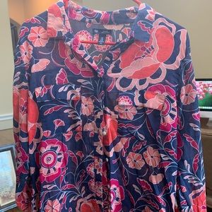 NWT floral button down